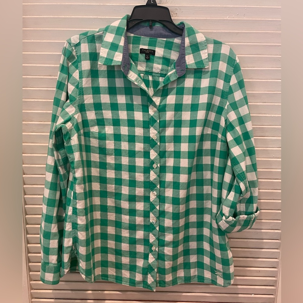Talbots Petites Shirt Women’s Size Large Petite